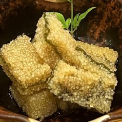 子持ちコンブ/マイゴ貝塩煮/バイ貝旨煮/タコ酢/ウザク