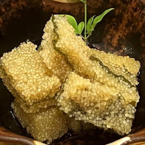 子持ちコンブ/マイゴ貝塩煮/バイ貝旨煮/タコ酢/ウザク