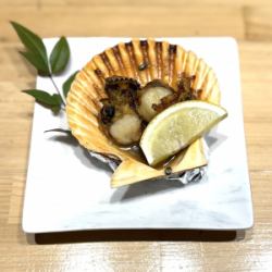 長太郎バター焼き（１個）/子持ちシシャモ/焼きシイタケ/若鶏ピリ辛炒め