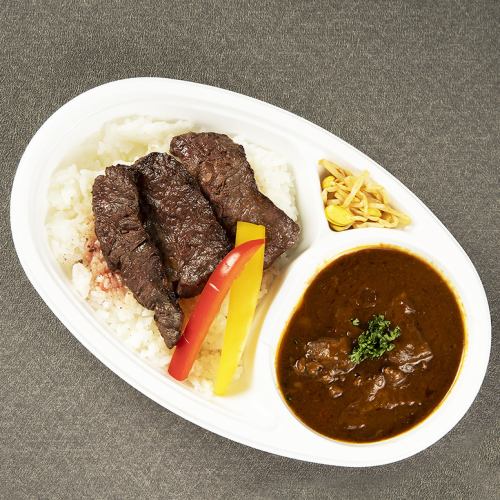 Yakiniku restaurant's beef tendon curry ★★ Thick sliced harami topping