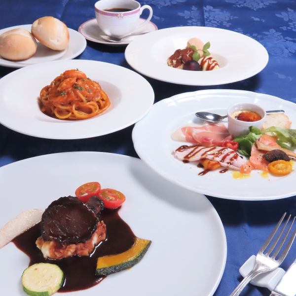 [Reservation only, includes ice cream] Portofaro lunch course with seasonal dolce buffet