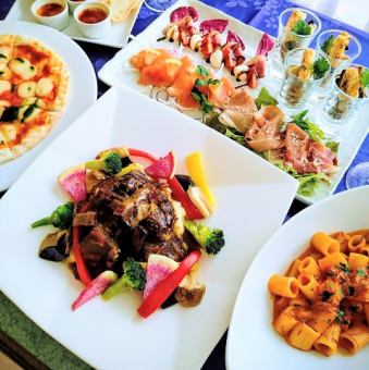 7000円が6000円期間限定レストランパーティープラン※ネット予約不可。《2時間飲み放題付き》