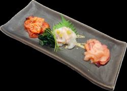 生たこ3種珍味盛(キムチ・わさび・明太子)