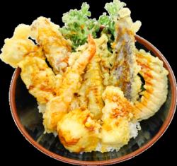どっさり天丼