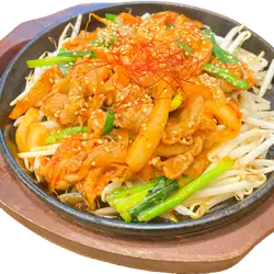 鉄板!豚キムチ炒め