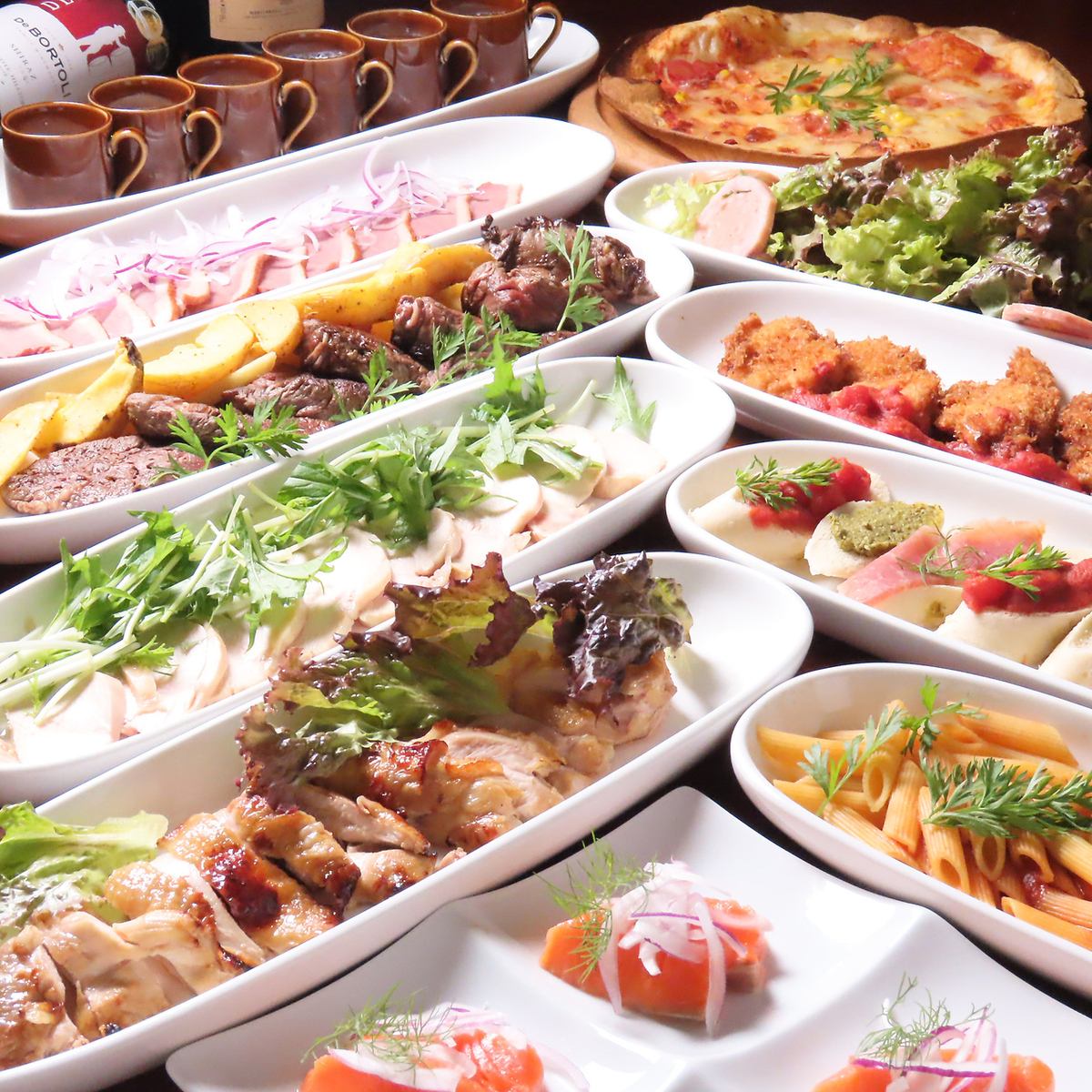 ビュッフェで宴会利用におすすめ☆8名様~個室利用OK♪