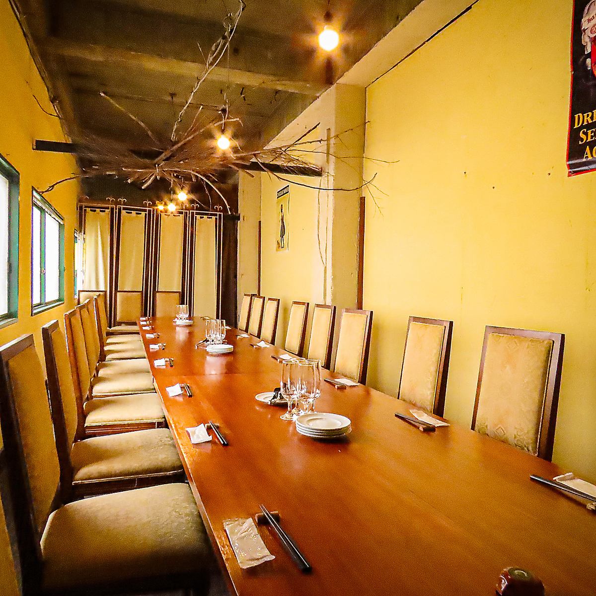 最大100名様までOK☆8名~15名~24名~など様々な個室あり♪