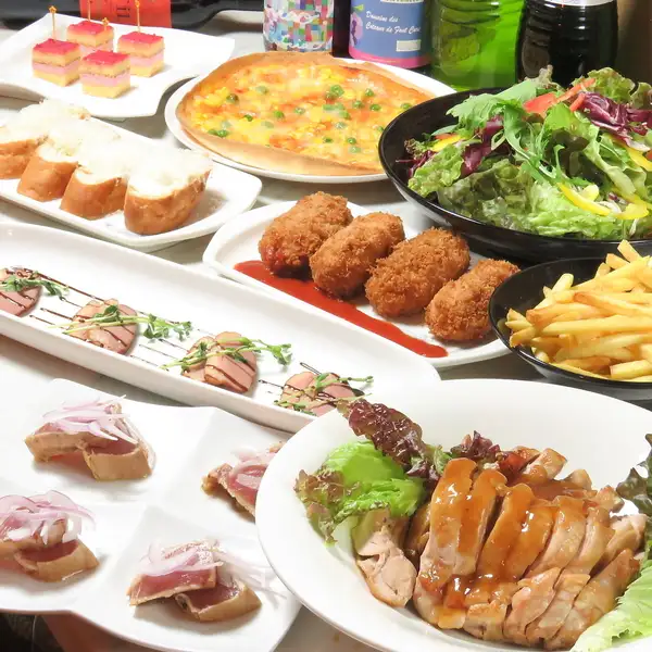 8~80名様【元町ホールコース】飲み放題付き6000円(税込)