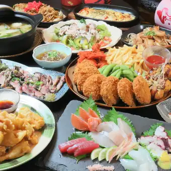 【冬季火鍋套餐(三選一)】120分鐘暢飲★10道菜 6500日元(含稅)/4人以上 *每組限選一菜