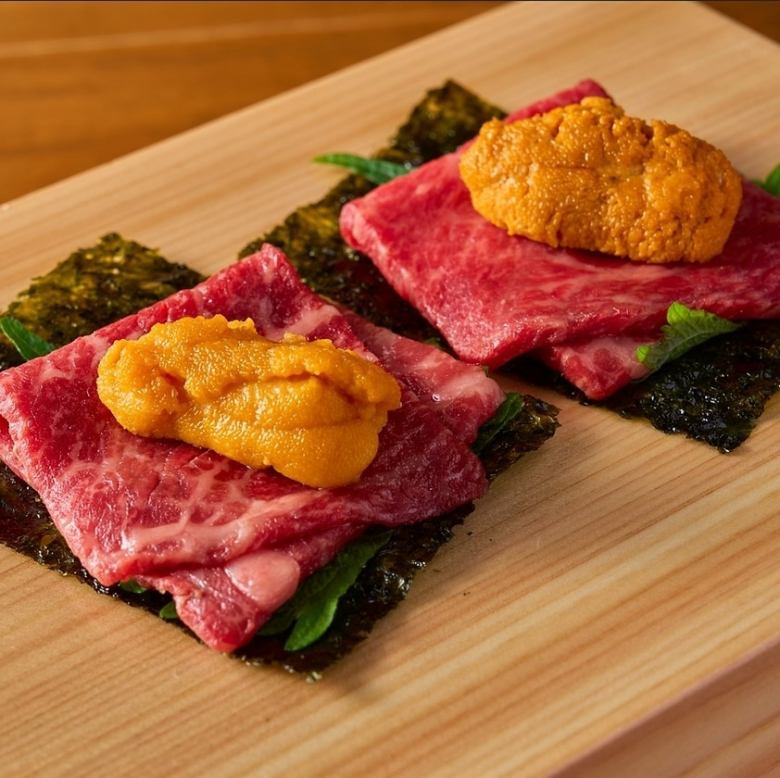 和牛肉うに