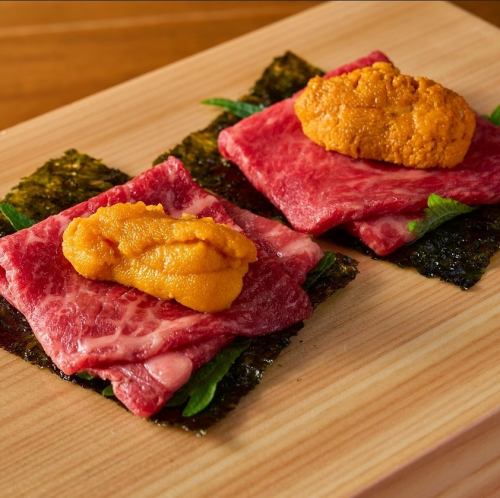 和牛肉うに☆とろける旨さを頑張った自分へのご褒美に！