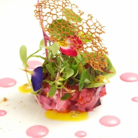 ``Enjoy the flavors of the season'' Seasonal limited course dinner 16,500 yen (tax included)