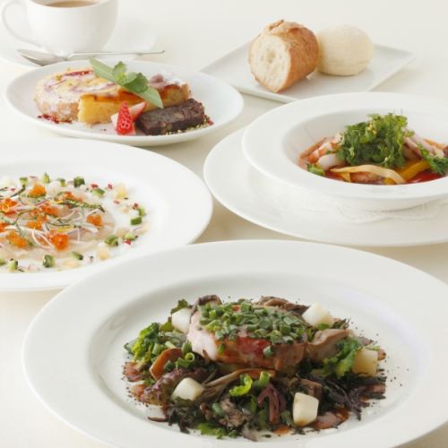 ■Enjoy French cuisine for lunch at 5,500 yen (tax included)