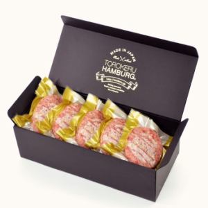 お店の味をご自宅で◇福よしのお持ち帰りハンバーグ◇とろけるハンバーグ 5個入ギフトパッケージ