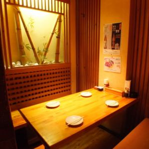 Semi-private room for 4 people ♪ You can spend without worrying about the surroundings.