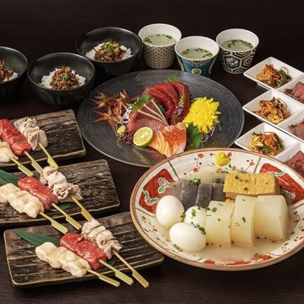 【忘年会・新年会】ヘルシー和牛串焼きコース&2時間飲み放題付