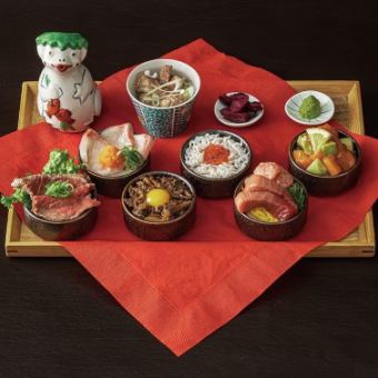 【ランチ限定】スタンダードおちょこ丼ランチ 6種セット