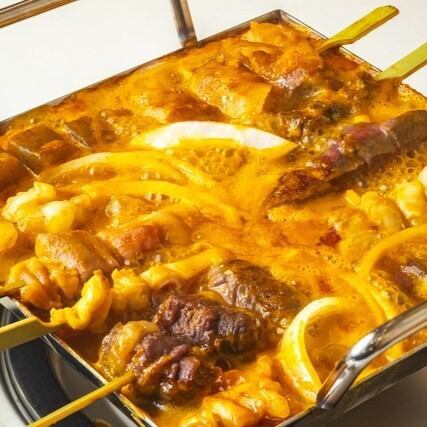 ホルモン煮込み鍋は絶品