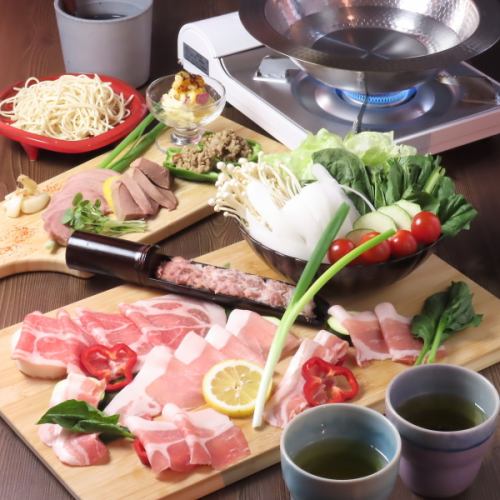 当店自慢の出汁と豚しゃぶ