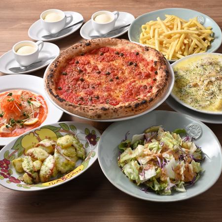 VANSAN定番のコース【Mare マーレ】フリードリンク2時間付3900円