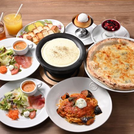 【ちょっと贅沢なランチに♪選べるお得なVANSANセット】ソフドリ2時間飲み放題付き 2970円(税込)