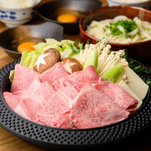 氷見牛のすき焼き（要予約）