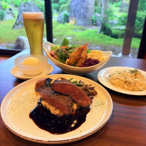 【ディナー限定】とやま和牛酒粕育ちランプステーキコース