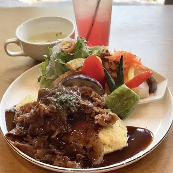 【ランチ限定】とろ焼きオムライス