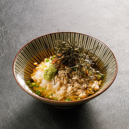 Sesame dashi sea bream chazuke