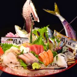 Directly delivered from Saganoseki! Assorted ``Sekimono'' sashimi