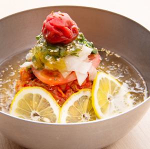 ★梅香る柚子レモン冷麺