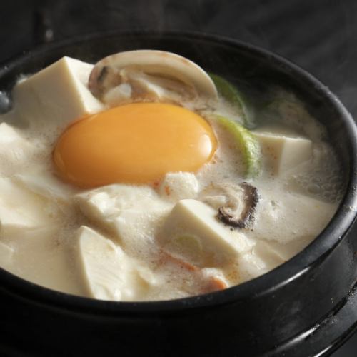 白スンドゥブチゲ＊ライス付き