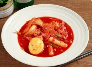 トッポッキ(2辛)/チャプチェ/豆腐キムチ(1辛)