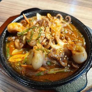 鉄板イイダコ旨辛炒め(1辛)