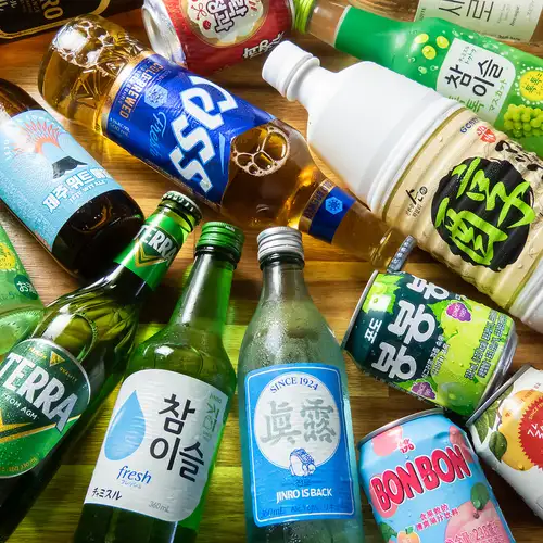 豊富な韓国ドリンク