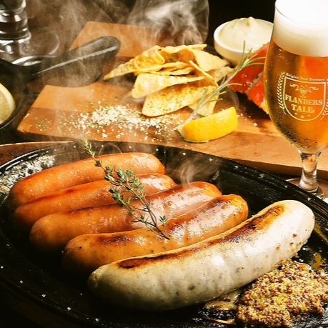 今の季節にぴったり!ビールやソーセージを堪能いただけます♪