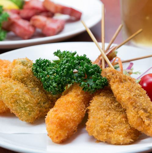 串カツ盛合せ(五種)