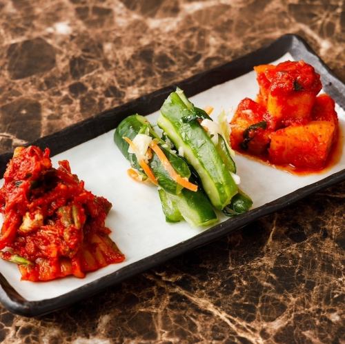 白菜キムチ・オイキムチ・カクテキ