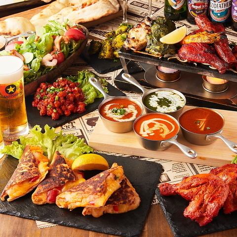★安くてお得で大人気のお肉料理「早い者勝ち」2H飲み放題付き8品3,300円コース