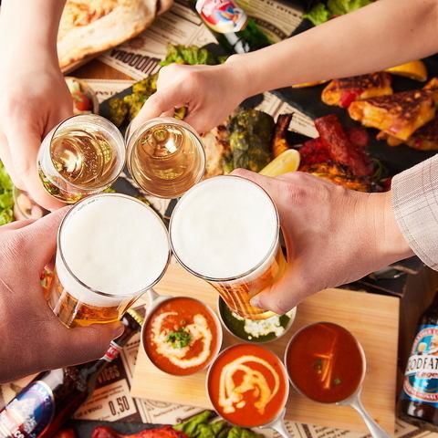 ☆種類豊富なドリンクメニュー☆お酒に合う自慢の逸品とお好みのドリンクで贅沢な時間をお過ごしください◎