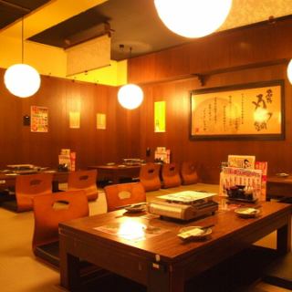 お子様連れも安心◎掘りごたつのお席♪