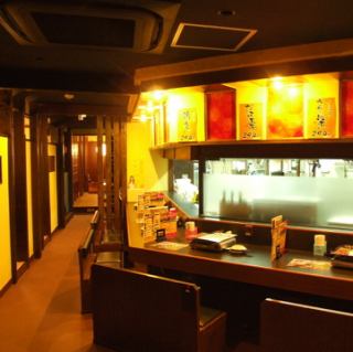 サク飲みにもおすすめのカウンター♪お一人様大歓迎です◎