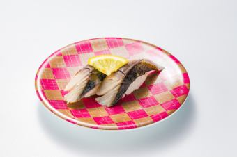 Grilled fatty marinated mackerel