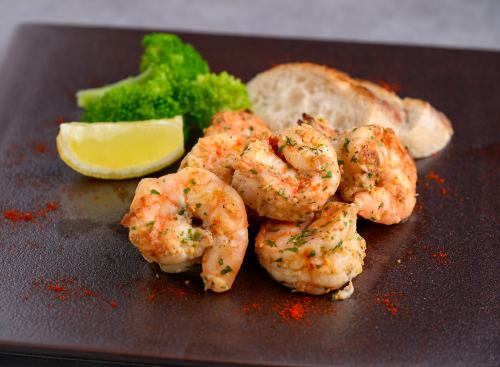 ガーリックシュリンプ（パン付き）