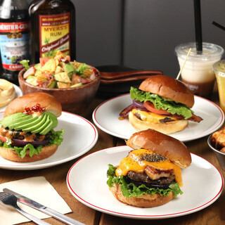 大人の＜ハンバーガー＞