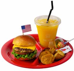 キッズバーガープレート