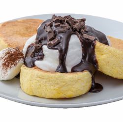 チョコレート＆クリームチーズパンケーキ