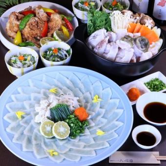 [Winter only] Hasshin Authentic Tiger Pufferfish Course [Food only] 8,500 yen / [All-you-can-drink included] 11,000 yen