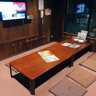 【大人数の宴会に！ご家族や地域の集まりに◎】2階の大広間の座敷席は、仕切りを外せば最大30名前後までOK！！各種宴会など集まりにご利用下さい。