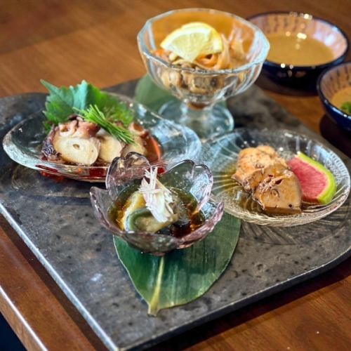 Assortment of seasonal appetizers